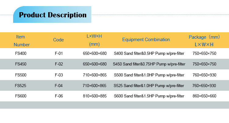 Commercial Sand Filter مرشح الرمل التجاري