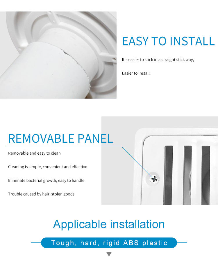 Drain principal carr&eacute;