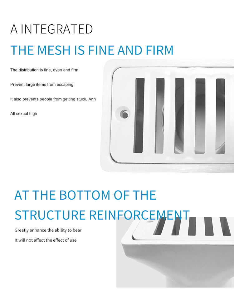 Le drain principal de la grande piscine