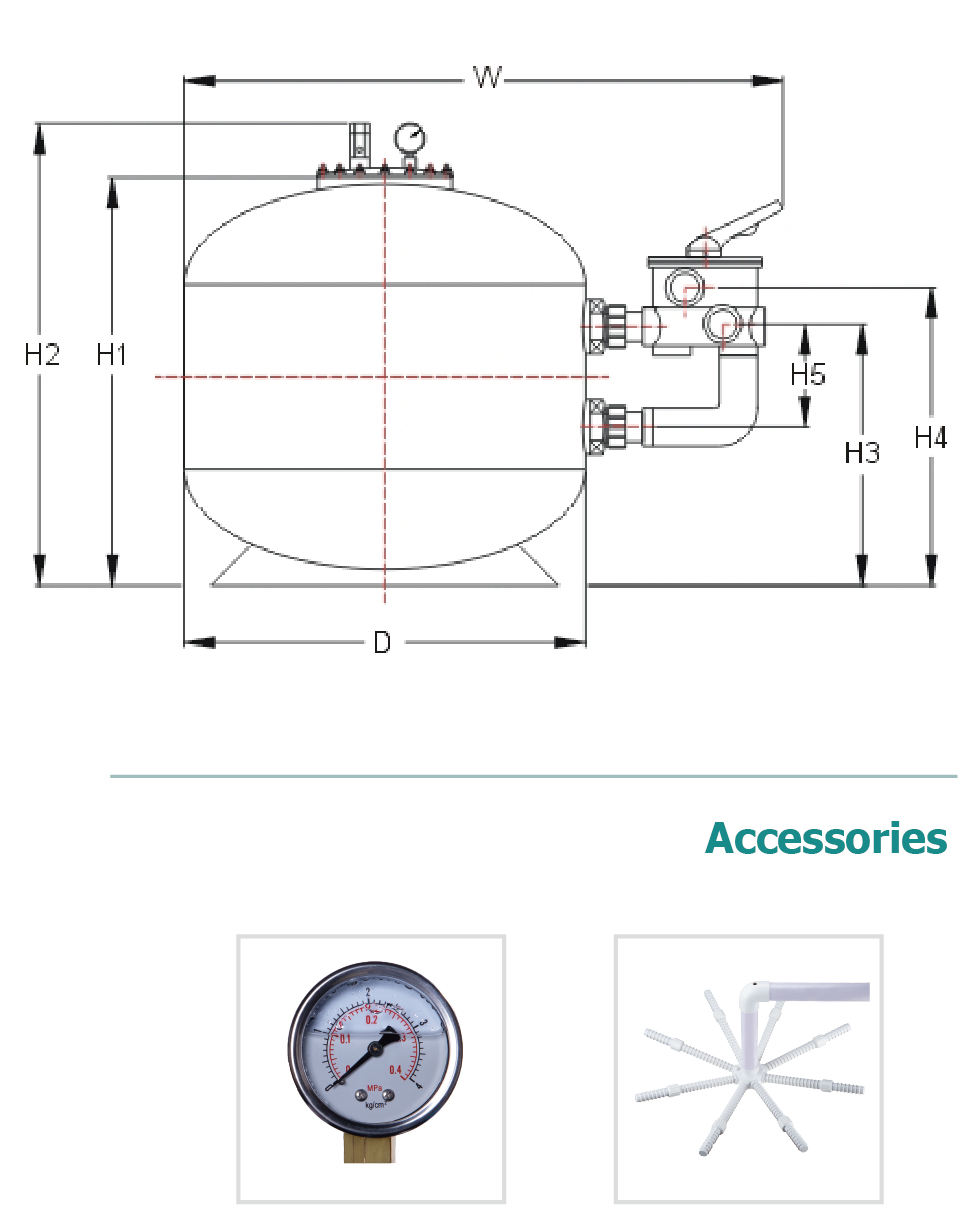 Filtre &agrave; bille Filtre &agrave; sable