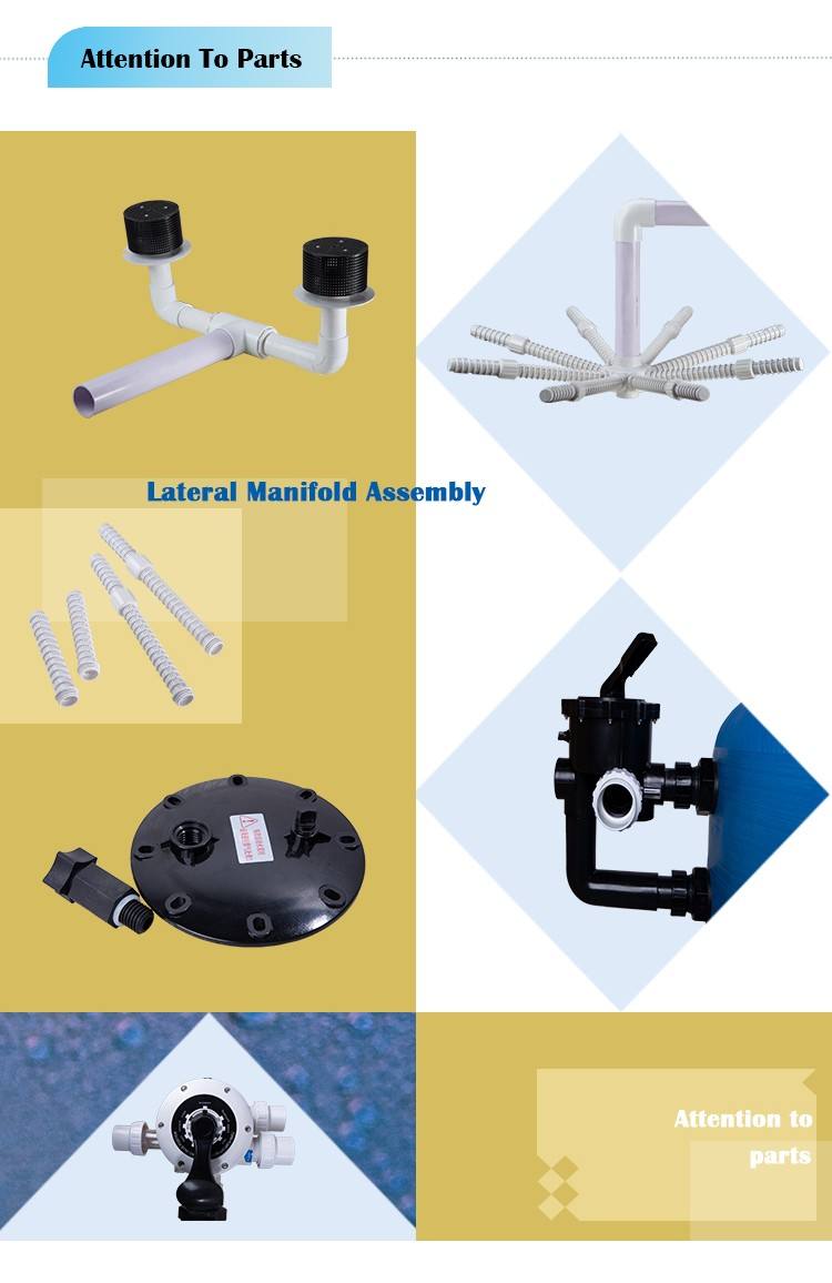 Filtre &agrave; sable en fibre de verre