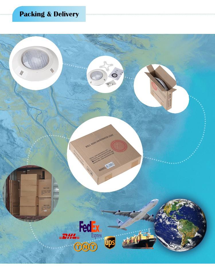 lumi&egrave;re men&eacute;e de piscine