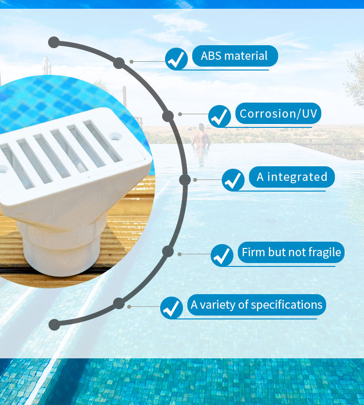 Couvercle sous le drain principal